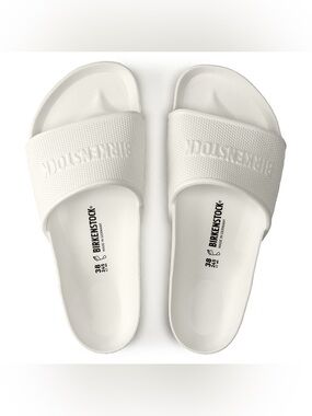 Birkenstock White Barbados EVA Slides Sandals BNIB - Size: 8-8.5 M / 10-10.5 W